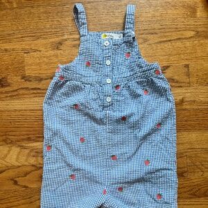 Baby Boden Seersucker Overalls
